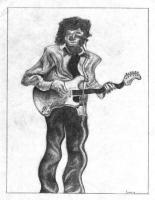Syd Barrett - Pencil Drawings - By Erin Hissong, Grid Drawing Artist